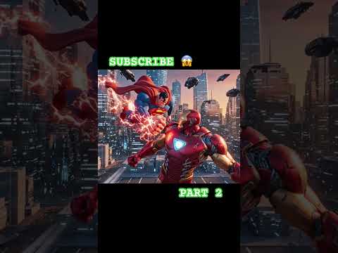 IRONMEN VS SUPERMEN #youtubeshorts #viral #ironman #supermen #fighting #trending #avengers #bhoot