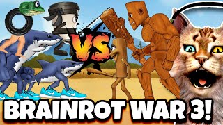 PERANG BRAINROT KE-3 SANGAT BRUTAL !! 🙀 -  Anomali Brainrot Indonesia