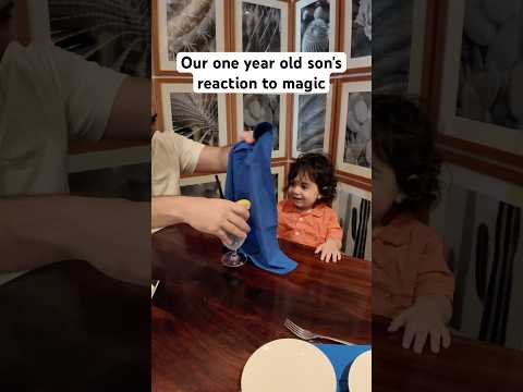 We pulled a magic trick on our toddler, and his reaction was priceless!