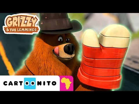 Magnetic Bear | Grizzy and The Lemmings | @Cartoonitoafrica