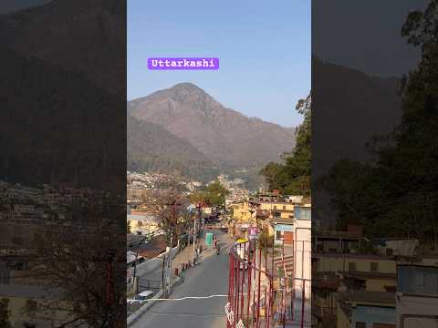Panoramic view of Uttarkashi. #uttarkashi #short