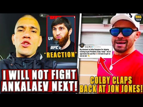 MMA Community GOES OFF after Alex Pereira REJECTS Magomed Ankalaev fight! Colby CLAPS BACK at Jones!