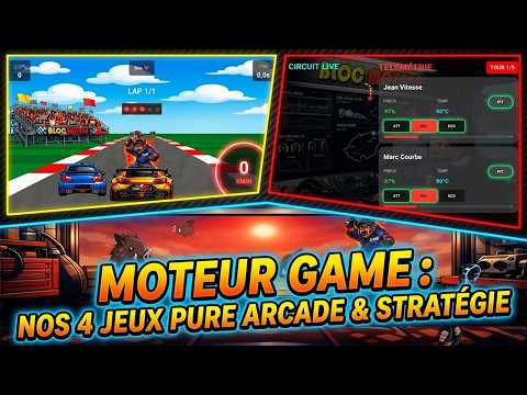 ON A CRÉÉ NOS PROPRES JEUX VIDÉO ! 🎮 (Arcade, Stratégie & Sangliers) | Moteur Game