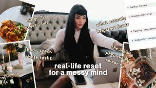 the simple systems that help me reset every week