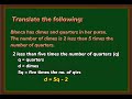 Algebraic Expressions and Operations