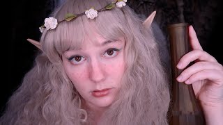 (asmr) your elf girlfriend patches you up 💚 healing kisses, high pitched soft voice, layered sounds