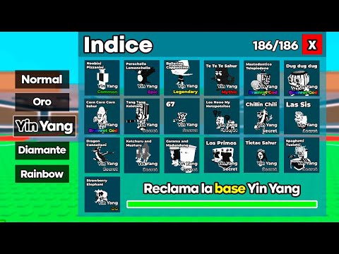 DESBLOQUEÉ LA BASE YIN YANG en Steal a Brainrot