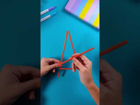 Easy DIY Doll Swing! ππ Cool Straw Hack for Barbie! #shorts #kids #fun