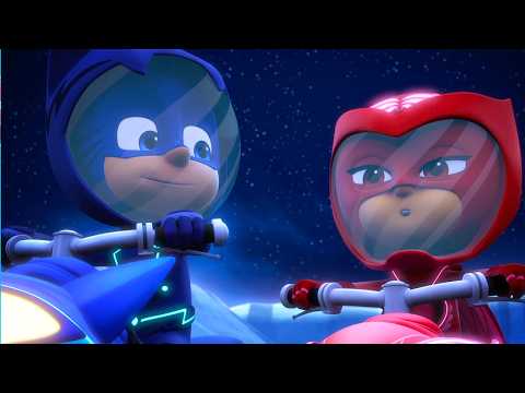 PJ Masks - Who’s Faster?! 🏁⚡ Chase Speed Compilation | Super Toons TV