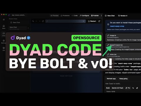 Dyad + Qwen 3 Coder (Free API): BYE Bolt & V0! This IS THE BEST Opensource Alternative to Bolt & V0!