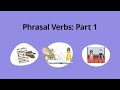 Phrasal Verbs: Transitive and Intransitive