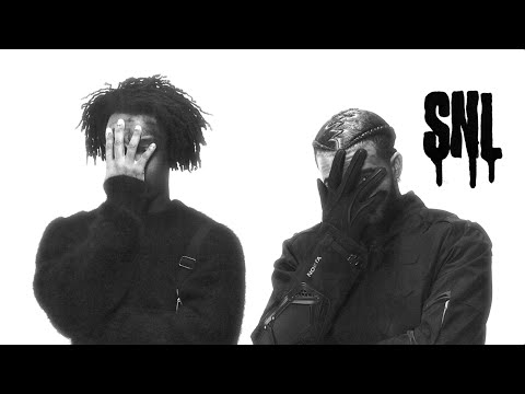 Drake and 21 Savage performing “On BS” live on SNL