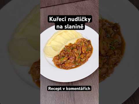Kuřecí nudličky na slanině ❤️ recept v komentářích