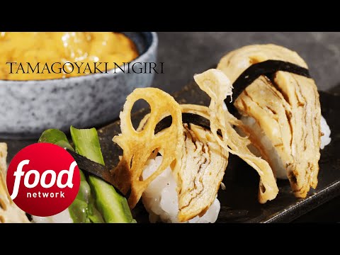 Tamagoyaki Nigiri Recipe Served With a Roku Gin & Tonic | Food Network UK