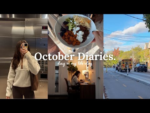 FALL VLOG 🎃 Clean Eating, Cold Weather is here, Skincare & More!