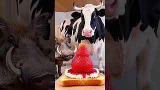 Marvelous Dancing Polish Cow funny Warthog cow dance Cow Song  cow farm strawberry ice cream asmr