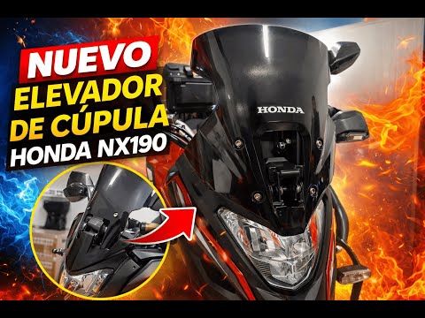 Honda NX190 - Intalamos Elevador de Cupula