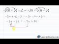 Solving Linear Equations: Test 5 Review