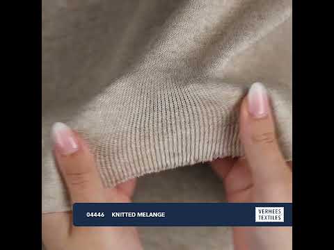 KNITTED MELANGE NAVY (youtube video preview)