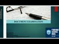 Forensic Document Examination Concepts