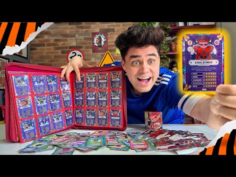 COMPLETEI A COLEÇÃO DE CARTAS LENDÁRIAS DO ENALDINHO (Elo monsters) *consegui a mais RARA !!!