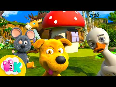 Près du ruisseau 🦆 Regardez bien les animaux ! | Chansons pour Enfants | HeyKids en Français