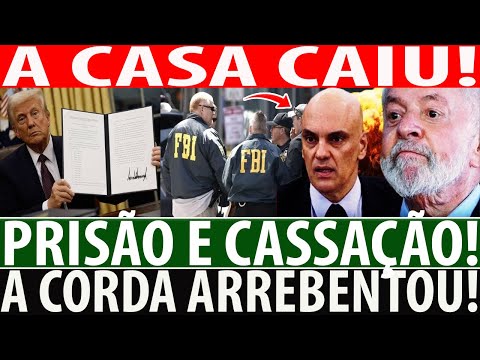 MORAES CERCADO! PRISÃ0 E CASSAÇÃ0 EQUIPE DE TRUMP ENVIA DOCUMENTO OFICIAL E CHEGA NO STF!