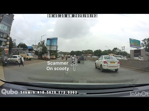 Tyre puncture scam. #pune #scam