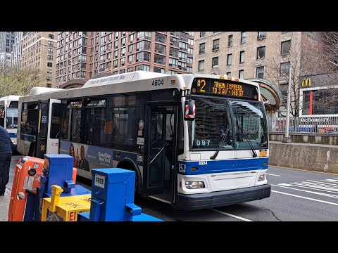 MTA: 2, 3, and 5 train shuttle bus action (96 St to 3 Av-149 St)