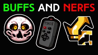 Glitched Crown Got Nerfed?!? All BUFFS and NERFS In Repentance+ Patch  v1.9.7.11 Explained!