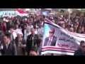 بالفيديو : محافظ مطروح ومدير الأمن والمواطنين فى مسيرة حب للرئيس في ذكرى 25 يناير وأعياد الشرطة