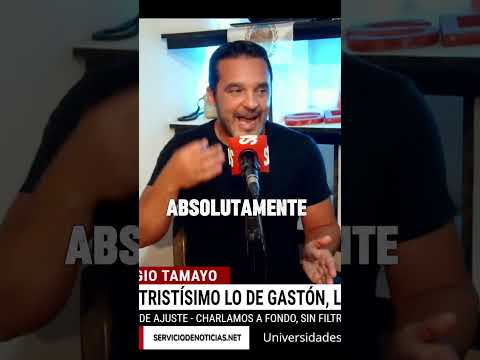 Sergio Tamayo: “Es lamentable la gestión actual” en #tazadeajuste