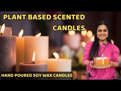 Plant-Based Soy Wax Scented Candles | Hand Poured Soy Wax Candles