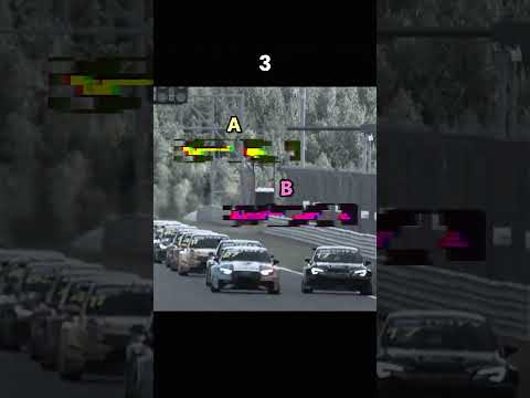 The other drivers were late in the race!