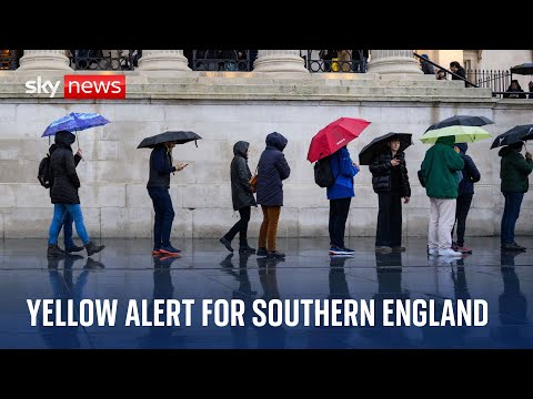 UK weather: Met Office raises impact level of heavy rain warning