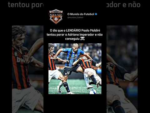 Adriano Imperador era um TANQUE 🔥 #futebol #futbol #football #soccer #brasileirão #shortvideo