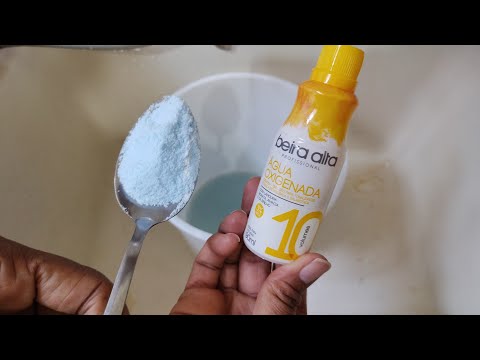 ATÉ PANO DE CHÃO FICA BRANCO 😲Sem Lavar na Máquina e Sem Esfregar na mão, TIRA Amarelado e Encardido