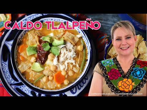 La comida de hoy Caldo Tlalpeño | Recetas fáciles y Saludables