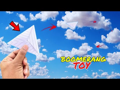 How To Make A Paper Triangle Boomerang |Easy Step-by-Step Origami |Triangle Boomerang 