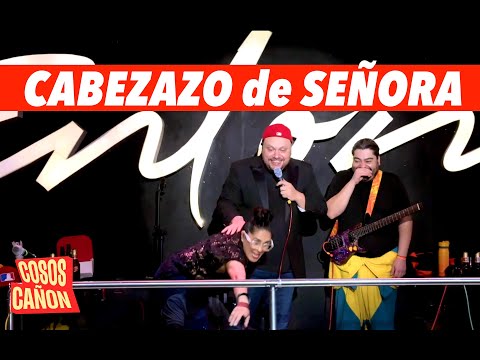 Cabezazo de señora