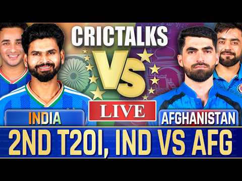 🔴 Live: IND vs AFG, 2ND T20I, IND VS AFG Live Cricket Match Today, Live Score Commentary 11 Ov