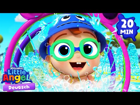 Spaß im Wasserpark! 💦🎉 Kinderlieder mit Klein Joni | Little Angel Deutsch