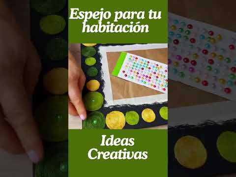 Espejo para tu habitación #manualidades #hechoamano #diy