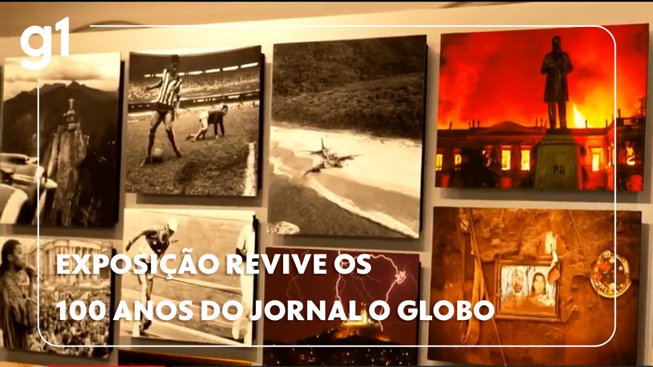 Exposição no Rio de Janeiro revive os 100 anos do Jornal O Globo