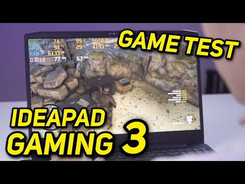 (VIETNAMESE) (Game Test) Ideapad Gaming 3 (2020): i5-10300H - GTX 1650 Hiệu Năng và Tản Nhiệt?