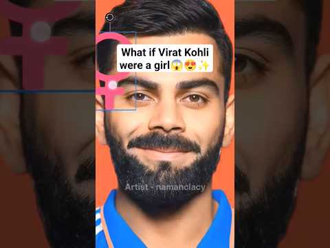 What if Virat Kohli were a beautiful girl😱✨❤️ #viratkohli #rcb #ibispaintx #ipl #ipl2024