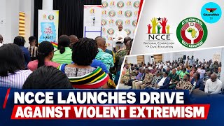 YouTube video thumbnail:  NCCE Launches Awareness Drive Against Violent Extremism in Southern Border Communities 