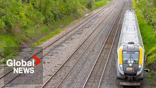 YouTube video thumbnail: Opposition to Liberals High-Speed Rail Project Grows