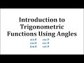 Trigonometric Functions and Their Properties