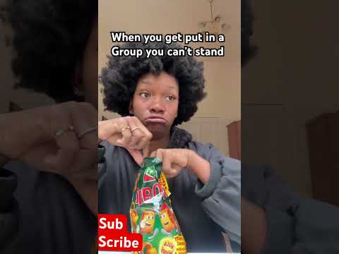 When you get put in a Group you can’t stand #shorts #fyp #viral